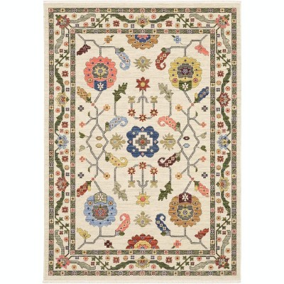 Oriental Weavers Lucca 5506W Ivory/ Multi Indoor Area Rug - 2'6" x 12'