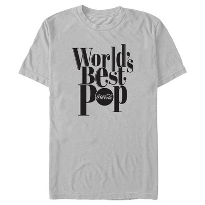 Men's Coca Cola Father's Day World's Best Pop T-shirt : Target