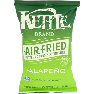 Kettle Brand AIr Fried Jalapeno Potato Chips - Case of 15 - 4.25 oz - 1 of 1