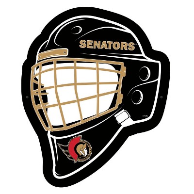 Evergreen Ultra-Thin Edgelight LED Wall Decor, Helmet, Ottawa Senators- 15.6 x 19 Inches Made In USA
