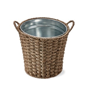 tagltd Seagrass Basketweave Icebucket - 1 of 2