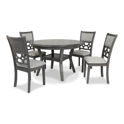 New Classic Furniture, Mitchell 5-Piece Solid Wood Counter Set