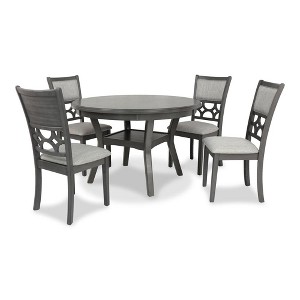 New Classic Furniture, Mitchell 5-Piece Solid Wood Counter Set - 1 of 4