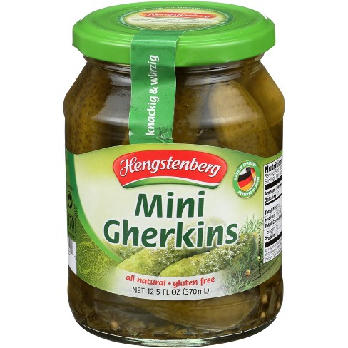 Hengstenberg Mini Crunchy Gherkins - Case of 12 - 12.5 oz - image 1 of 1