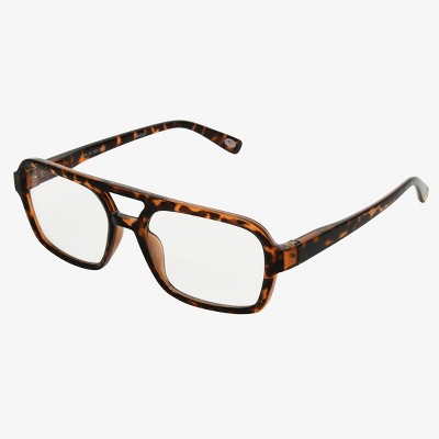 Women's Navigator Plastic Aviator Blue Light Filtering Glasses - Universal Thread' Brown/Tortoise Diopter - image 2