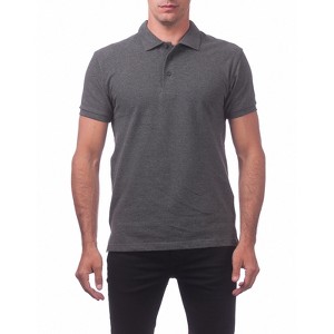 Pro Club Men's Cotton Short Sleeve Pique Polo Shirt - 1 of 4