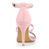 Allegra K Women's Open Toe Triple Straps Buckle Closure Stiletto High Heels - 3 of 4