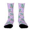 Dsane Cute Cat Is Playing With Yarn Women Printed Crew Socks Funny Funky Socks Soft Polyester Novelty Gifts for Artists Men - 3 of 4