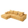NicBex Couches for Living Room 108.27" L-shaped Sectional Sofa Chenille Upholstered 3-seater Sofa Couch with Throw Pillows - 2 of 4