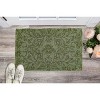 tagltd 1'6" x 2'6" Honeysuckle Bee Rectangle Indoor and Outdoor Coir Door Welcome Mat Green - image 2 of 4