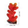 Unique Bargains Coral Reef Decor Mini Faux Coral Decor for Aquarium Decorations 1.38"x1.97" - 4 of 4