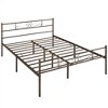 Yaheetech Metal-Framed Platform Bed with Headboard and Footboard - 2 of 4