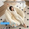 Mjkone Faux Fur Giant Bean Bag Chair - 4 of 4