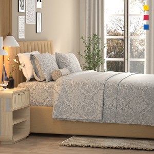 Color Sense 100% Cotton Percale Cool & Crisp Sheet Set - 1 of 4