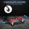 Car Wheel Dolly Jack Set of 2, Mechanical Wheel Dollies with Foot Pedal & Steel Rollers, Vehicle Rollers Dolly - 3 of 4