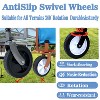 Vynxaria Collapsible Foldable Wagon Cart, Equipped with Wheels and Drink Holders, Ideal for Shopping, Gardening, Sports, Groceries, Camping, Outdoor - 4 of 4