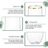 Unique Bargains Elegant Stemless Lightweight Champagne Flutes Glasses - 3 of 4