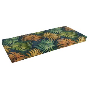 Blazing Needles, 45-inch by 19-inch Outdoor Spun Polyester Loveseat Cushion - 1 of 3