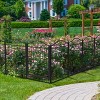 Artloge 8 Panels Heavy Duty Metal Dog Panel Pet Playpen Indoor Outdoor Foldable Dog Exercise Fence with Gate for Large Medium Pets Camping Yard - 4 of 4