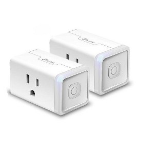 TP-Link - Kasa Smart Wi-Fi Plug Mini with Homekit KP125P2  (2-Pack) - White - 1 of 4