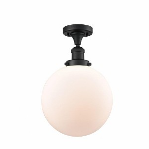 Beacon - 1 Light Semi-Flush Mount In Industrial Style-13 Inches Tall and 10 Inches Wide - 1 of 3