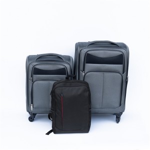 BEAFUP 2-Piece Hard Shell Luggage Set with Spinner Wheels - 20", 24" Lightweight Suitcases for Travel + Oxford Cloth Backpack - 1 of 4