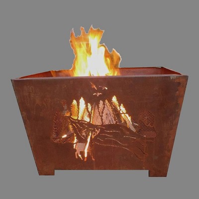 Nature Scene Fire Basket - Esschert Design