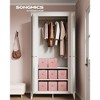 SONGMICS Storage Cubes, 11-Inch Non-Woven Fabric Bins with Double Handles, Set of 8, Closet Organizers for Shelves, Foldable, for Clothes - 2 of 4