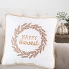 C&F Home 10" x 10" Happy Harvest Embroidered Fall Small Petite Throw Pillow - 4 of 4