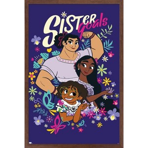 Trends International Disney Encanto - Sister Goals Framed Wall Poster Prints - 1 of 4