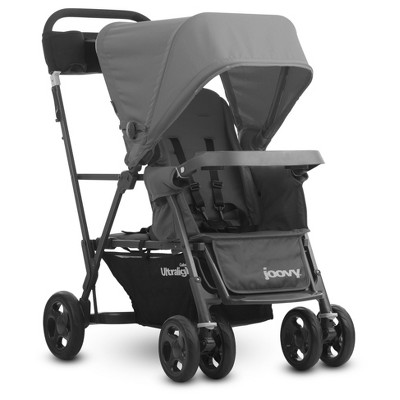 Joovy Caboose Ultralight Sit Stand Double Stroller - Charcoal