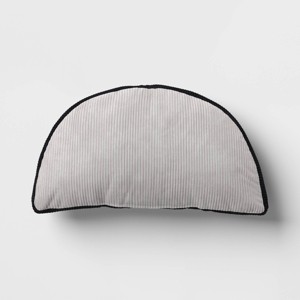 Half Moon Shaped Toss Throw Pillow  - Room Essentials™ - 1 of 4