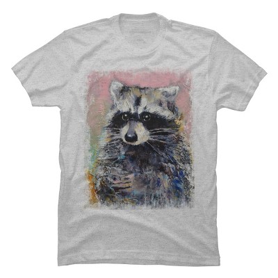Men's Design By Humans RACCOON By creese T-Shirt