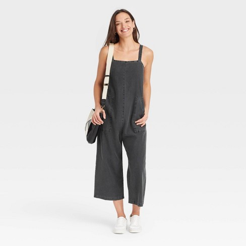 Women's Utility Cropped Jumpsuit - Universal Thread™ - image 1 of 3
