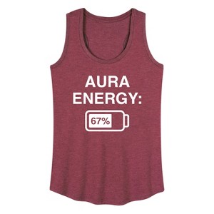 Women's - Instant Message - Aura Energy 67 Graphic Racerback Tank - 1 of 4
