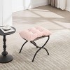 Airsurfer Lazy Chair with Ottoman – Modern Lounge Chair with Armrests, Side Pocket & Footrest, Ideal Upholstered Reading Chair for Small Spaces - 2 of 4