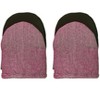 Home Mart Goods Red Heat Resistant Thick Soft Quilted Lining Kitchen Mini Oven Glove Mitts - 3 of 4