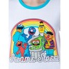 Seven Times Six Sesame Street Vintage Character Rainbow Mommy and Me Matching Pajama Set Outfit White - 3 of 4