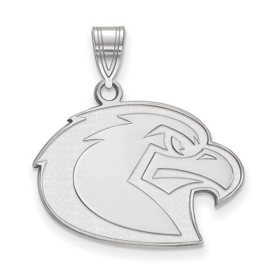 Black Bow Jewelry 10k White Gold Marquette Golden Eagles NCAA Large Pendant