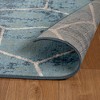 Contemporary Modern Geometric Cobblestone Indoor Runner or Area Rug by Blue Nile Mills - 3 of 4