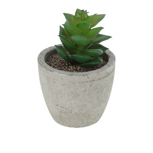 Unique Bargains Artificial Plants Plastic 2.76"x2.76"x3.15" 1Pc - 1 of 4