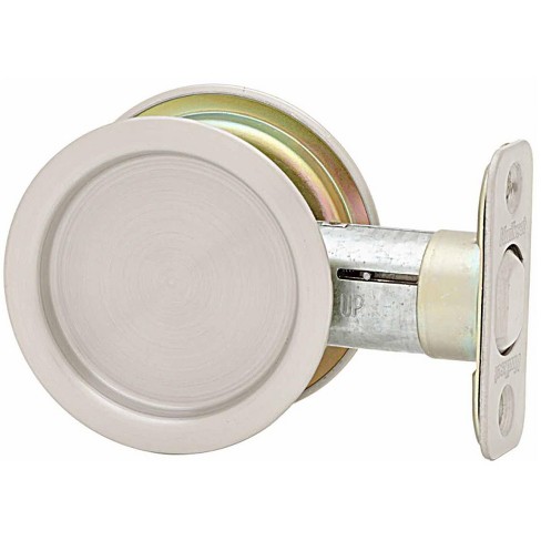 Kwikset 334 Round Passage Hall Closet Pocket Door Lock Satin