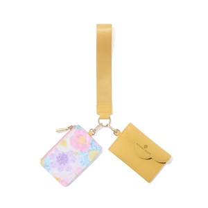 Kendra Scott Floral Dual Wallet Keychain - Yellow/White : Target