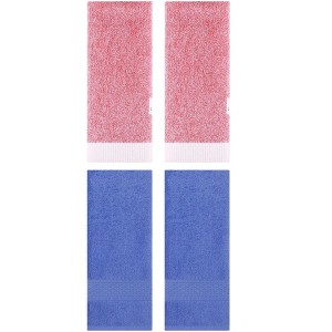 REGALWOVEN 4 Pcs Solid Textured Cotton Soft Absorbent Decorative Hand Towel - 1 of 4