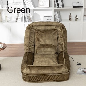 Hrinhom 70.5"W Adjustable Sofa Bed with Massage Pillows - 1 of 4