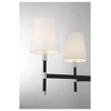 Savoy House Brody 6 - Light Chandelier in  Matte Black/Polished nickel - 3 of 4