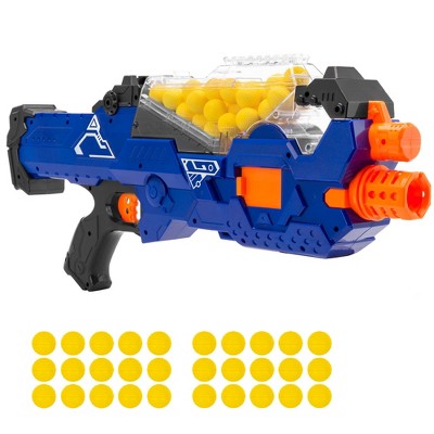 Best Choice Products Kids Motorized Soft Foam Ball Blaster w/ Hopper Feeder, 20 Balls, Distance Shooting - Multicolor