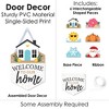 Big Dot of Happiness Holiday Welcome to Our Home - Hanging Seasonal Sign - Interchangeable Door Decor - 3 of 4