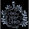 Juniors Womens The Nightmare Before Christmas Halloween Deadly Night Shade T-Shirt - 2 of 4