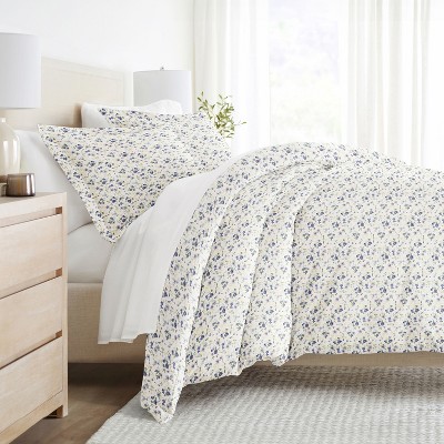 Soft Farmhouse Florals Premium 3PC Duvet Cover & Shams Set, Ultra Soft, Easy Care - Becky Cameron